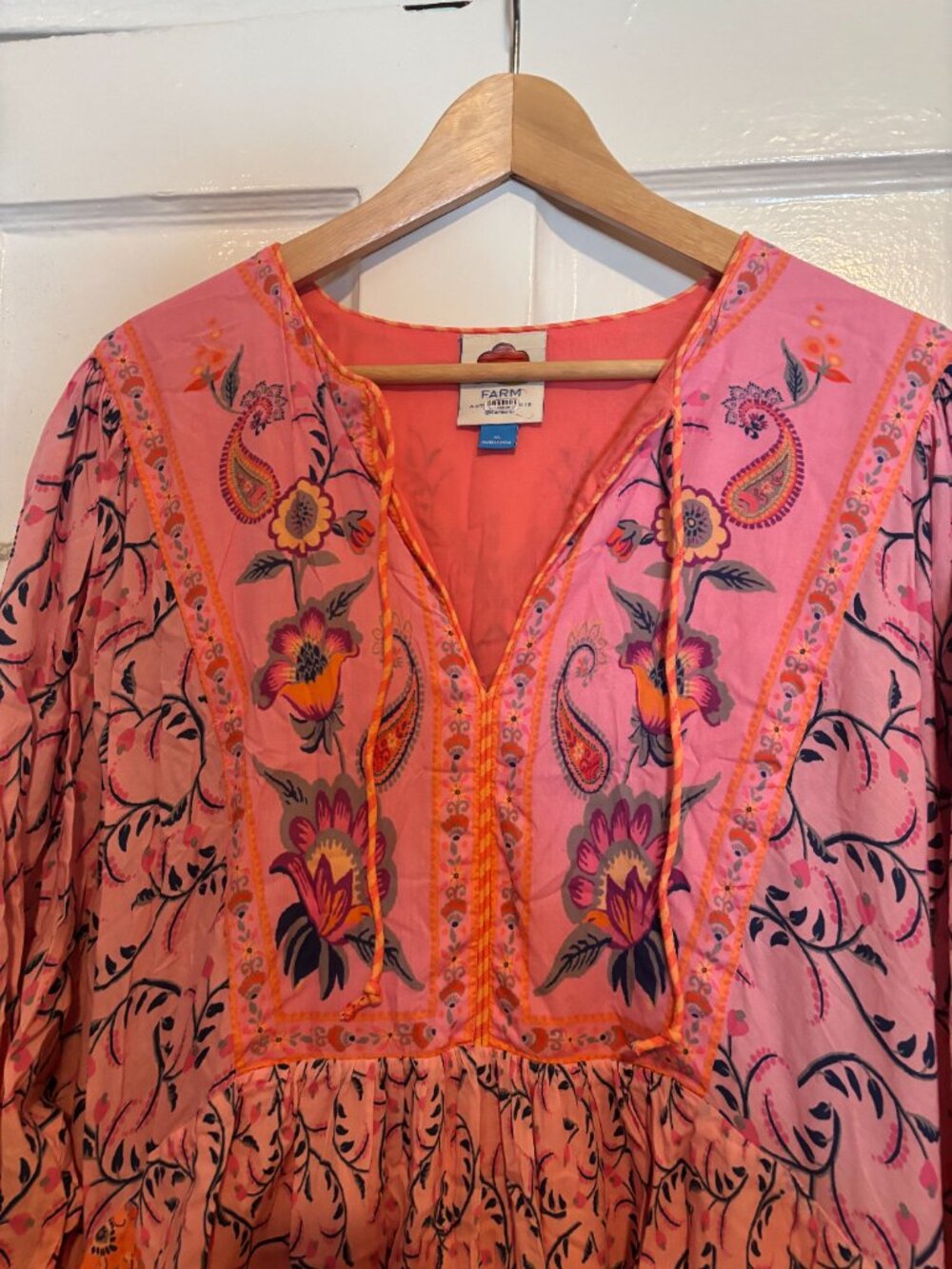 Farm Rio Mystical Winter Print Maxi Dress - Picture 7 of 9